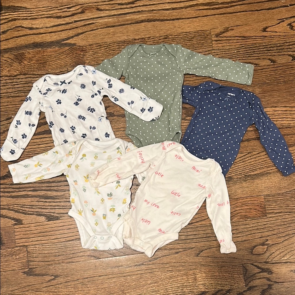 White and Green Bodysuits One Pieces Collection